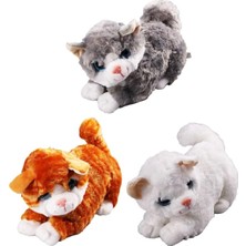 Gy Atelier Jumbo Peluş Miyavlayan Yatan Kedi 30CM GNSRKFAZ488