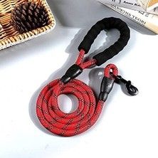 Gy Atelier Technosmart Köpekler Için Gezdirme Tasması Reflektörlü 130 cm Halat Orta ve Büyük Boy Köpekler Için Kırmızı