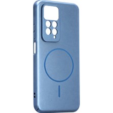 The Gencoo Xiaomi Redmi Note 11 Pro Mika Pc Magsafe Kapak - Açık Mavi