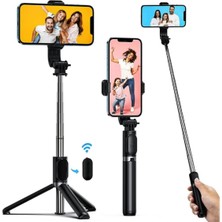 Gy Atelier Selfie Çubuğu Bluetooth Kumandalı Kablosuz 170CM Çok Fonksiyonlu Işıksız Tripod -R1S