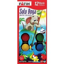 Gy Atelier Sulu Boya 12'li Renk Seti, 12 Renk, Fırça Hediyeli
