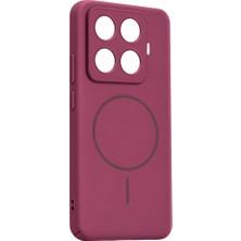 The Gencoo Xiaomi Mi 15T Pro Mika Pc Magsafe Kapak - Bordo