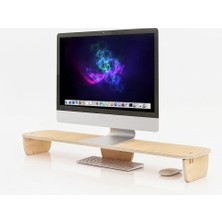 Gy Atelier Nita Monitör Standı – Ergonomik Monitör Yükseltici, Depolama Alanlı Minimalist Masa Düzenleyici
