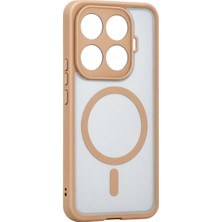 The Gencoo Xiaomi Mi 15T Pro Loji Magsafe Kapak - Çöl Titanyum