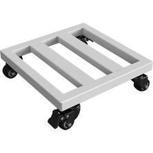 Gy Atelier Tekerlekli Metal Bitki Standı, Tekerlekli – Büyük Çiçek Saksıları, Altlıklar ve Akvaryumlar Için Çıkarılabilir Iç ve Dış Mekan Için Taşınabilir Bitki Tutucu, Bahçe Dekorasyonu