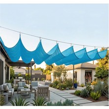Gy Atelier Geri Çekilebilir U Şekilli Güneşlik Perde, Dış Mekan Gölge Yelkeni, Teraslar, Verandalar ve Köprüler Için Dayanıklı Hdpe Kumaştan Üretilmiştir, Uv Dayanıklı (L2,2 x G 10 M/u7,22 x G 32,81 Ayak)