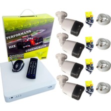 Gy Atelier 4 Kameralı Full Hd Cctv Güvenlik Kamera Seti