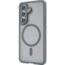The Gencoo Galaxy A35 5g Loji Magsafe Kapak - Gri