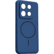The Gencoo Xiaomi Redmi Note 13 5g Mika Pc Magsafe Kapak - Mavi