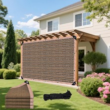 Gy Atelier Güneş Tentesi, Dikdörtgen 1 x 1,5 M, Güneş Koruması, Birinci Sınıf, Uv Korumalı, Balkon, Bahçe, Teras Için, Krem Rengi