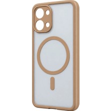 The Gencoo Xiaomi Poco X8 Pro Max Loji Magsafe Kapak - Çöl Titanyum