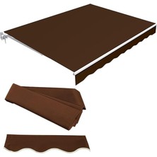 Gy Atelier Bu Güneşlik Tente, Geri Çekilebilir Dış Mekan Çardak, Veranda, Bahçe ve Balkon Için Güneşlik Tente, Ticari ve Konut Kullanımı (5 x 2 M (16,4 x 6,6 Ft))