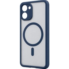 The Gencoo Xiaomi Poco X8 Pro Loji Magsafe Kapak - Mavi