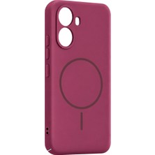 The Gencoo Xiaomi Poco X8 Pro Mika Pc Magsafe Kapak - Bordo