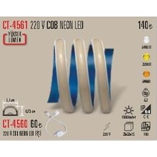 Gy Atelier Cob Neon LED Şerit Beyaz 5 Metre 220V