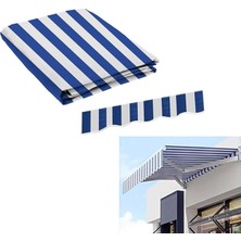 Gy Atelier Bu Geri Çekilebilir Veranda Tente Yedek Branda, Güneşlikler, Teraslar, Balkonlar, Avlular, Dış Mekanlar Için Suya Dayanıklı Polyester Kanvas Güneşlik Örtüsü (4 x 2,5 M (13 x 8