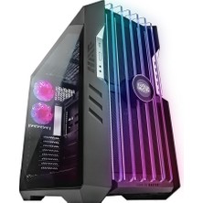 Tr Haf 700 Evo E-Atx Nefes Alabilir Tg Ön Panelli Yüksek Hava Akışlı Pc Kasası, 200MM Sicklefl