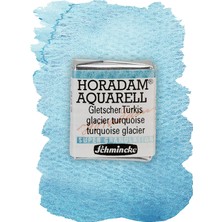 Tr Horadam® Aquarell, Süper Granülasyon, 14 962 044 Buzul Turkuaz, 1/2 Tava, Çok Güçlü Granü