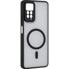 The Gencoo Xiaomi Redmi Note 11 Pro Loji Magsafe Kapak - Siyah