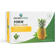Gy Atelier Form Bitkisel Detox Çayı Bromelain, Yeşil Çay, Mate 30 Saşe