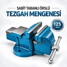 Gy Atelier HD21125 Tezgah Mengenesi Sabit Tabanlı Örslü 125 mm Maksimum 10.5 cm Ağız Açıklığı Ağır Hizmet Tipi