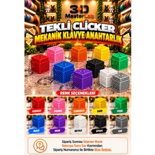 Mosso Steel Tekli Clicker Mekanik Klavye Anahtarlık – Klik Sesi Çıkaran Klavye Anajtarlık & Stres Oyuncağı –