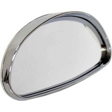 Gy Atelier Dış Dikiz Ilave Eğitmen Aynası Oval Krom 14 x 7,5 cm