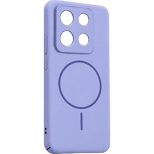 The Gencoo Xiaomi Redmi Note 13 4g Mika Pc Magsafe Kapak - Açık Mor