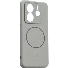 The Gencoo Xiaomi Redmi Note 14 4g Mika Pc Magsafe Kapak - Gri