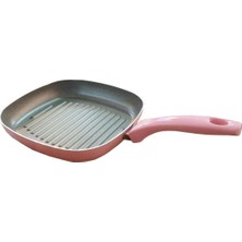 Gy Atelier Rosa Granit 26 cm Kare Tava