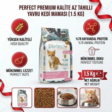 Perfect Premium Kalite Az Tahıllı Yavru Kedi Maması 1.5 kg Tavuklu Lezzet