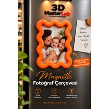 Mosso Steel Magnetli Fotoğraflı Fotoğraf Çerçevesi / Magnet Çerçeve / Magnet / Fotograf Çerçevesi