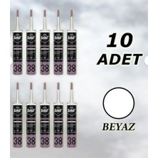 Gy Atelier Silikonize Mastik Beyaz 500 Gr, 10 Adet