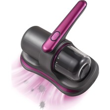 Gy Atelier Şarjlı Uv-C Işınlı Mini El Süpürgesi, 5000-8000PA Güçlü Emiş 100W, Çarşaf Yatak Yastık Tüy Temizleme Makinesi, Taşınabilir Toz Akarı Temizleyici, Ev Kullanımı Için Uv Sterilizasyonlu El Süpürgesi