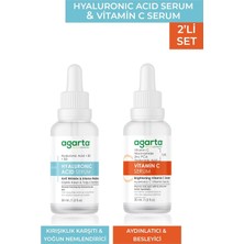 Gy Atelier Hyaluronic Acid + Vitamin C Serum Bakım Seti, 2'li Set, 30 ml