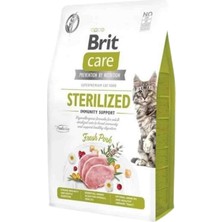 Gy Atelier Care Immunity Support, Kısırlaştırılmış Kediler Için, Tahılsız, Hipoalerjenik, Domuz Etli Kuru Mama, 2 kg