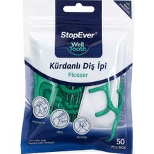 Gy Atelier Stopever Well Tooth Kürdanlı Diş Ipi Flosser 50'li Paket