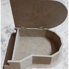 Gy Atelier Hobi Adn 90274 Dekoratif Piyano Kutu Ayaklı Ahşap Mdf Ham Cnc Kesim Model El Yapı