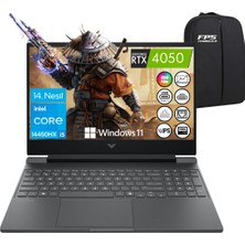 Hp Victus 15-FA2051NT-D2QG6EA I5-14450HX RTX4050 16GB Ram 2tb SSD 15.6" Fhd IPS 144Hz W11 Taşınabilir Bilgisayar