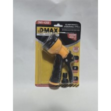 Gy Atelier Extra Güçlü Otomatik Sulama Tabancası 8 Fonksiyonlu 3 Parça Tazyikli Basınçlı Hortum Başlığı
