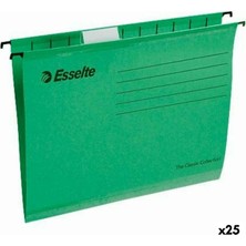 Gy Atelier Klasik Askılı Dosya, A4, Yeşil, 25'li Paket, Sekmeler Dahil, 90318