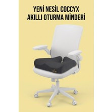 Gy Atelier Ortopedik Yeni Nesil Coccyx Minder Kuyruk Sokumu Için Yüksek Yoğunluklu Visco Posture Oturma Minderi 47X41X12 cm DVM-22S