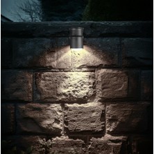 Gy Atelier Tekli Çağlayan Aplik IP54 Dış Mekan Zita Bahçe Aydınlatma Duvar Apliği + GU10 LED Ampul (Beyaz Işık)