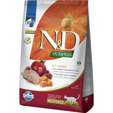 Gy Atelier N &amp; D Tahılsız Bıldırcın Etli Balkabaklı Kısırlaştırılmış Kedi Maması - 5 kg