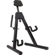 Gy Atelier ® »evrensel A-Frame Elektrikli Gitar Standı« Gitar Için Evrensel Stand - Renk: Siyah