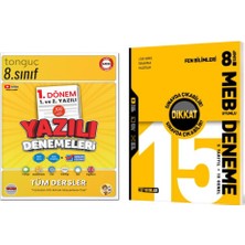 Tonguç Akademi 8. Sınıf Yazılı Denemeleri 1. Dönem 1 ve 2. Yazılı ve Hız Yayınları 8. Sınıf Fen Bilimleri 15 Deneme