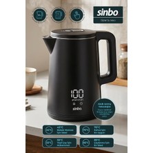 Tr SK-8042 Dokunmatik Kontrollü Dijital Kettle 1.8 L Sıcaklık Ayarlı Su Isıtıcı Kettle