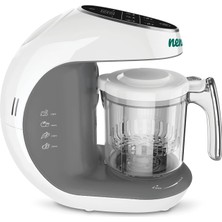 Gy Atelier Cibo 5'ü 1 Arada Bebek Maması Hazırlayıcı, Buharlı Pişirme ve Karıştırma, Dokunmatik Kontrol Paneli, Kendinden Temizleyici