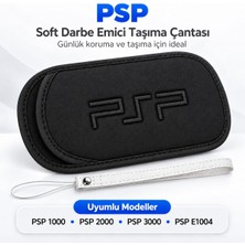 Pop Konsol PSP Kılıf Bileklik Seti Koruyucu Taşıma Seyahat Çantası Soft Darbe Emici Aksesuar Çanta