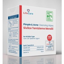 Gy Atelier Sivilce Akne Temizleme Mendili 100 Adet Alkolsüz Formül